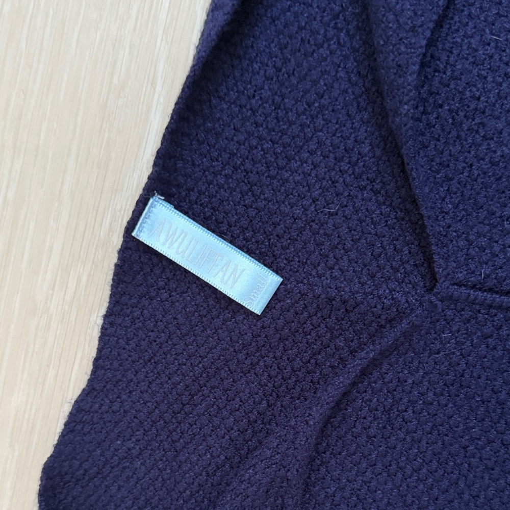 3/$10 Navy V-Neck Long Sleeve Sweater - Picture 2 of 6